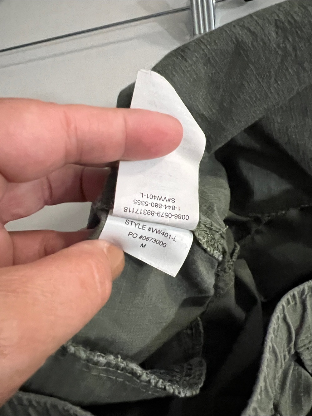 VUORI RIPSTOP WOMEN’S COTTON PANTS GREEN SIZE MEDIUM - Picture 11 of 12
